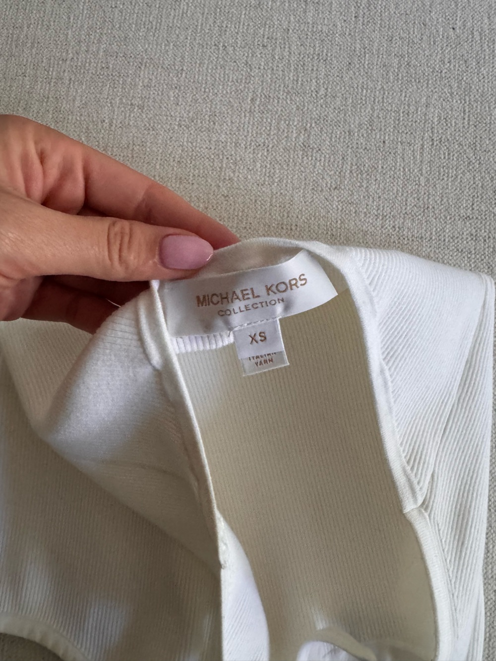 Michael Kors Ribbed Bodysuit - Picture 2 of 3